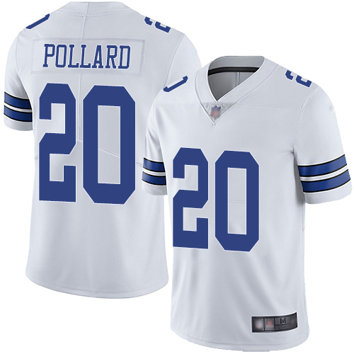 Men Dallas Cowboys Limited White Tony Pollard Road 20 Vapor Untouchable NFL Jersey